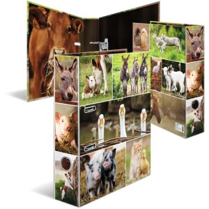 HERMA motiefmap A4 Dieren - boerderijdieren