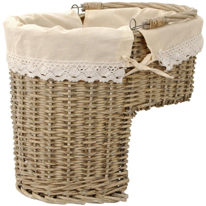 Clayre en Eef Opbergmand 4ro0022 Rotan 40x26x34 cm Beige