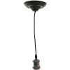 LumiLamp 5LL-95Z Lamp Hanger 150 cm E27-max 1x60W Zwart