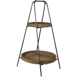 Clayre en Eef 5y0913 Etagere 2 etages Bruin ø...