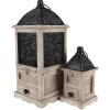 Clayre en Eef 64960 Lantaarns Set van 2 Bruin 20x20x53 cm