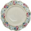 Clayre en Eef 6ce1281 Servies Eetbord Blauw, Wit ø 28x2 cm