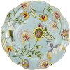 Clayre en Eef 6ce1284 Servies Ontbijtbord Blauw ø 20x2 cm