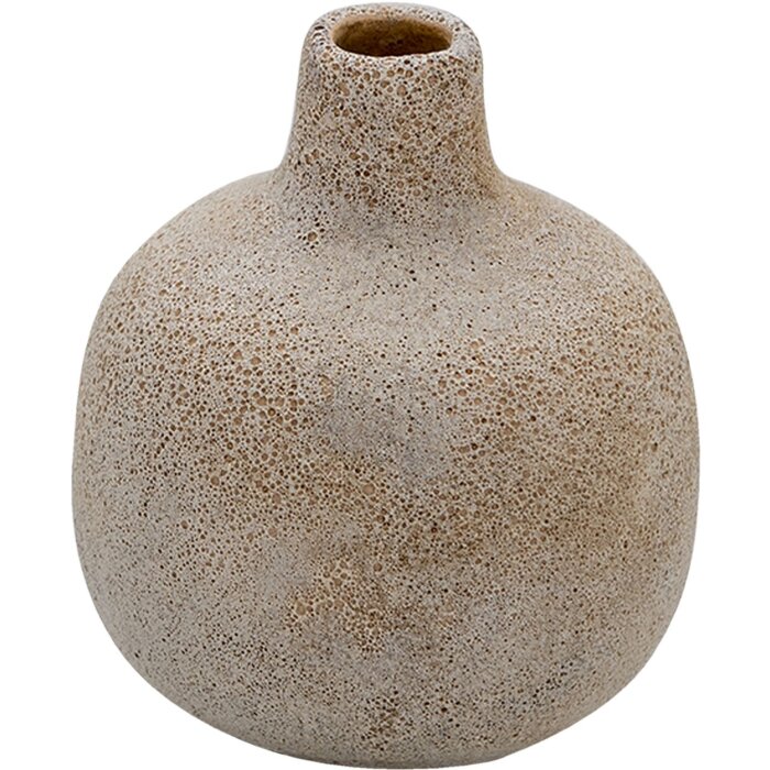 Clayre en Eef 6ce1318 Deco Vaas Beige ø 9x9 cm