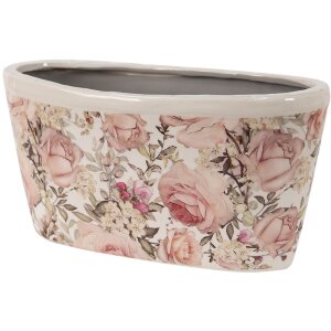 Clayre en Eef 6ce1411 Binnen Bloempot Roze 27x13x14 cm