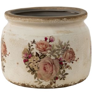 Clayre en Eef 6ce1419m Binnen Bloempot Roze, Beige...