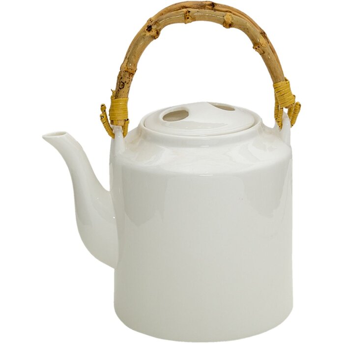 Clayre en Eef 6cete0096 Theepot Wit 1500 ml