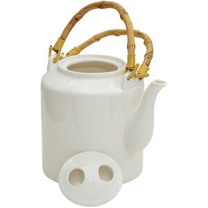 Clayre en Eef 6cete0096 Theepot Wit 1500 ml