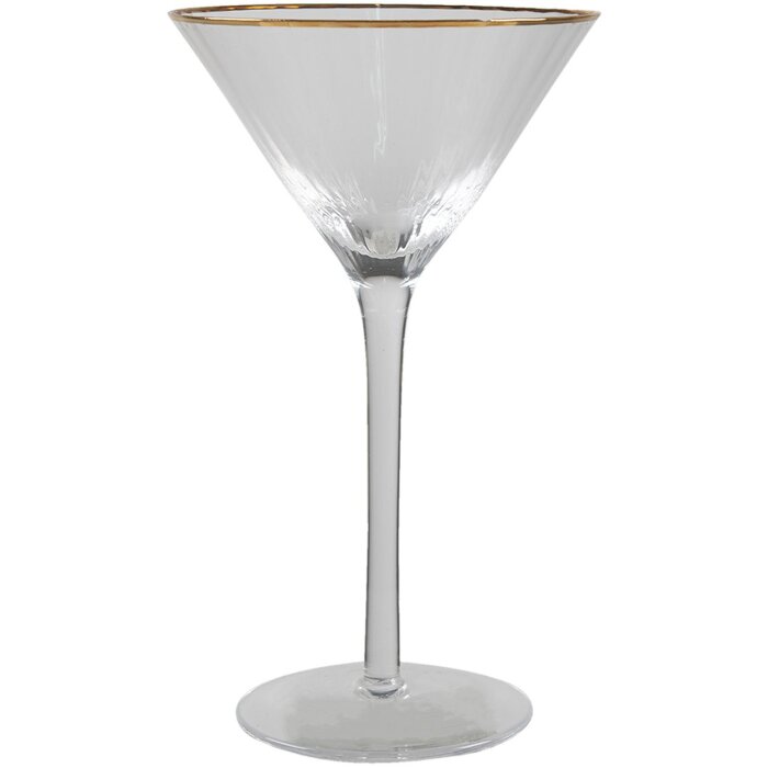 Clayre & Eef 6GL3247 Martini glas Transparant 250 ml