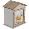 Clayre en Eef 6h2060 Eierkast Huisje Bruin 19x13x23 cm