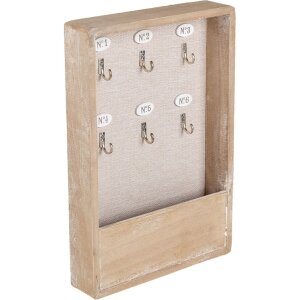 Clayre en Eef 6h2062 Sleuteldoos Bruin 20x5x30 cm