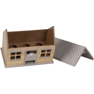 Clayre en Eef 6h2068 Eierkast Cottage Bruin 23x13x18 cm