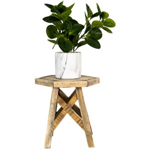 Clayre en Eef 6h2094 Planter Tafel Bruin 22x22x25 cm