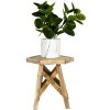 Clayre en Eef 6h2094 Planter Tafel Bruin 22x22x25 cm