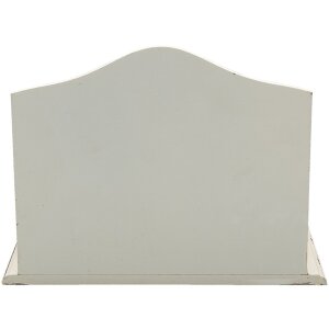 Clayre en Eef 6h2122 Brievenrek Wit 26x14x20 cm