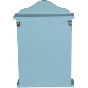 Clayre en Eef 6h2127 Sleuteldoos Blauw 21x7x31 cm