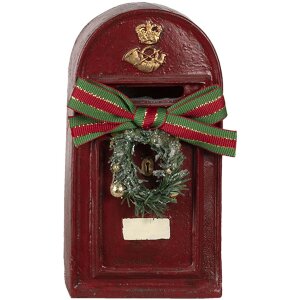 Clayre en Eef 6pr4748 Kerstversiering Beeldje Brievenbus...