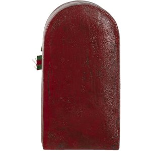 Clayre en Eef 6pr4748 Kerstversiering Beeldje Brievenbus Rood 8x6x15 cm