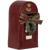 Clayre en Eef 6pr4748 Kerstversiering Beeldje Brievenbus Rood 8x6x15 cm