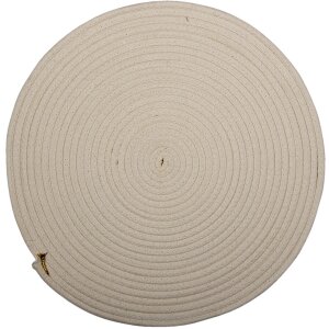 Clayre en Eef 6ro0530 Placemat Rattan Wit ø 51x1 cm