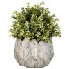 Clayre en Eef 6te0368s Binnen Bloempot Grijs ø 15x13 cm