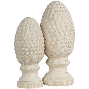 Clayre en Eef 6te0393m Deco Fir Kegel Beige ø...