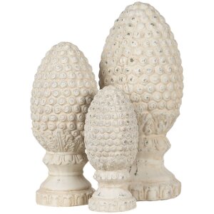 Clayre en Eef 6te0393s Deco Fir Kegel Beige ø...