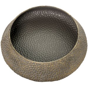 Clayre en Eef Decoratieve Dienbladen Set van 3 Grijs ø 42x10 - ø 34x9- ø 24x9 cm