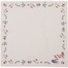 Clayre en Eef car43 Servetten Katoen Set van 6 Beige 40x40 cm