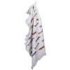 Clayre en Eef ct017 Gastendoek Wit 40x66 cm