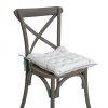 Clayre en Eef fob29 Stoelkussen Schuim Wit, Groen 40x40 cm