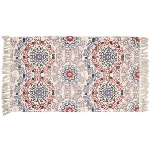 Clayre en Eef kt080.055 Tapijt Blauw, Rood 70x120 cm