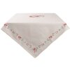 Clayre en Eef Tafelkleed Little Rose Collectie 100x100 cm Crème