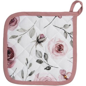 Clayre en Eef rur45 Pannenlap Roze 20x20 cm