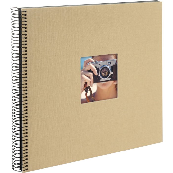 Goldbuch Spiraal Album Bella Vista Beige 34x30 cm 40 zwarte paginas met venster