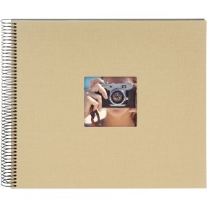 Goldbuch Spiraal Album Bella Vista Beige 34x30 cm 40 zwarte paginas met venster