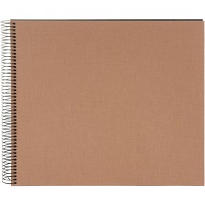 Goldbuch Spiraal Album Bella Vista hazelnoot 35x30 cm 40 zwarte paginas