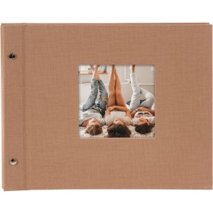 Goldbuch Schroefalbum Bella Vista Hazelnoot 30x25 cm 40 zwarte paginas