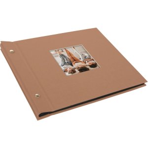 Goldbuch Schroefalbum Bella Vista Hazelnoot 30x25 cm 40 zwarte paginas