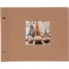 Goldbuch Schroefalbum Bella Vista Hazelnoot 30x25 cm 40 zwarte paginas