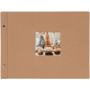 Goldbuch Schroefalbum Bella Vista Hazelnoot 39x31 cm 40 zwarte paginas