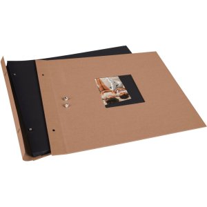 Goldbuch Schroefalbum Bella Vista Hazelnoot 39x31 cm 40 zwarte paginas