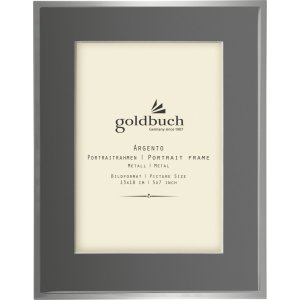 Goldbuch Metalen Lijst Argento 13x18 cm met Grijs...