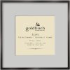 Goldbuch Metalen fotolijst Scuro zwart met Passepartout 10x10 cm