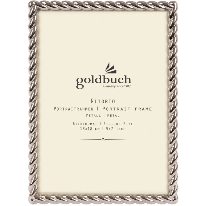 Goldbuch Metalen fotolijst Ritorto 13x18 cm zilver