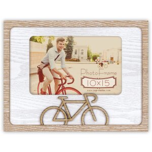 ZEP Houten Fotolijst Sprint 10x15 cm Fiets Fotolijst