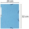 Exacompta Map met elastiek 3 kleppen 400g Formaat din a4