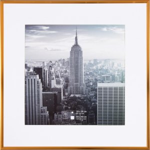 Henzo aluminium lijst Manhattan brons 40x40 cm met...