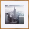 Henzo aluminium lijst Manhattan brons 40x40 cm met passepartout 30x30 cm