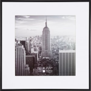 Henzo Aluminium Lijst Manhattan zwart 40x40 cm met...